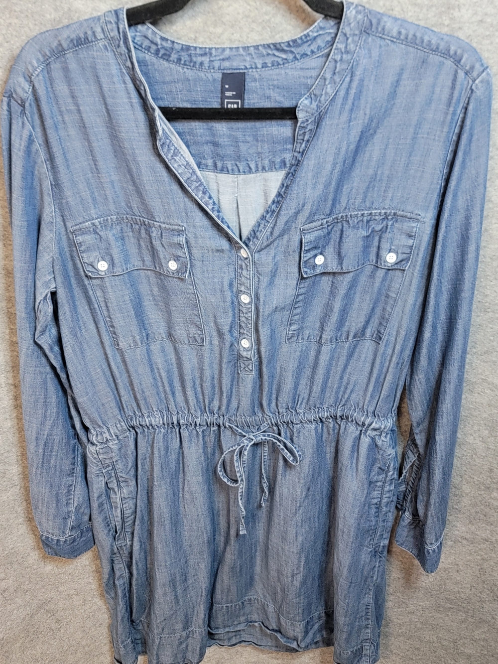 GAP Denim Chambray Utility Dress